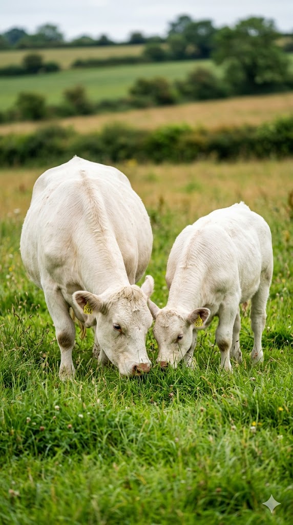 A2 cows grazing in Gujarat